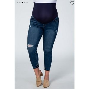 Pinkblush Maternity plus size jeans